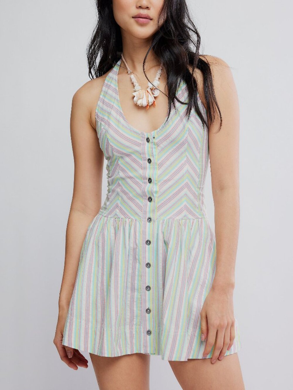 🆕 FREE PEOPLE Clean Break Mini Dress / Multi Combo